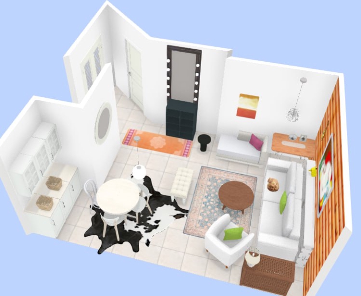 Редизайн гостевого домика в Коммунарке 